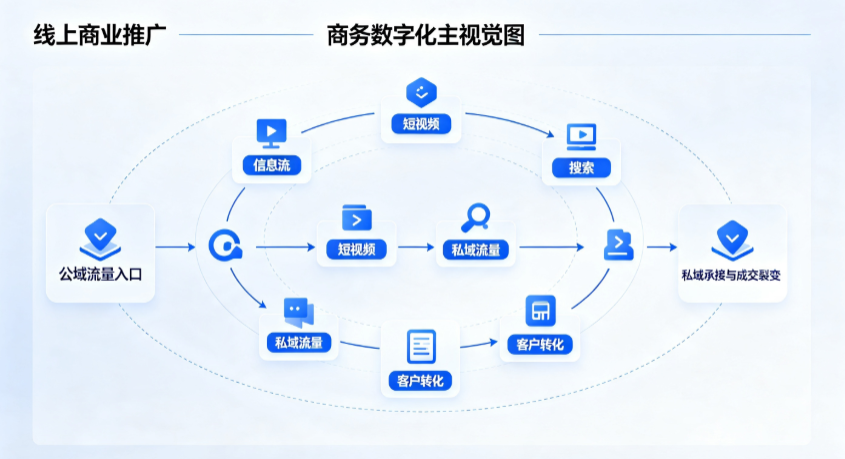 宝丰县线上商业推广怎么做？全域流量闭环搭建与低成本转化实战指南